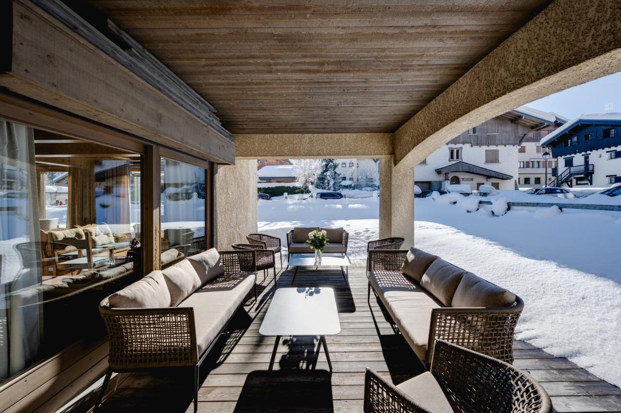 Hotel La Grange D'Arly Megève Exteriör bild