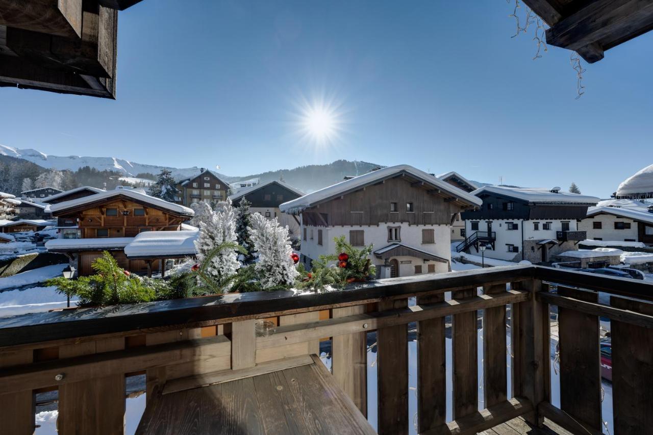 Hotel La Grange D'Arly Megève Exteriör bild