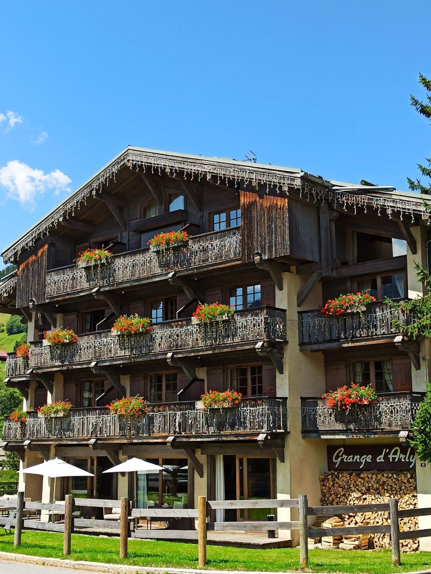 Hotel La Grange D'Arly Megève Exteriör bild