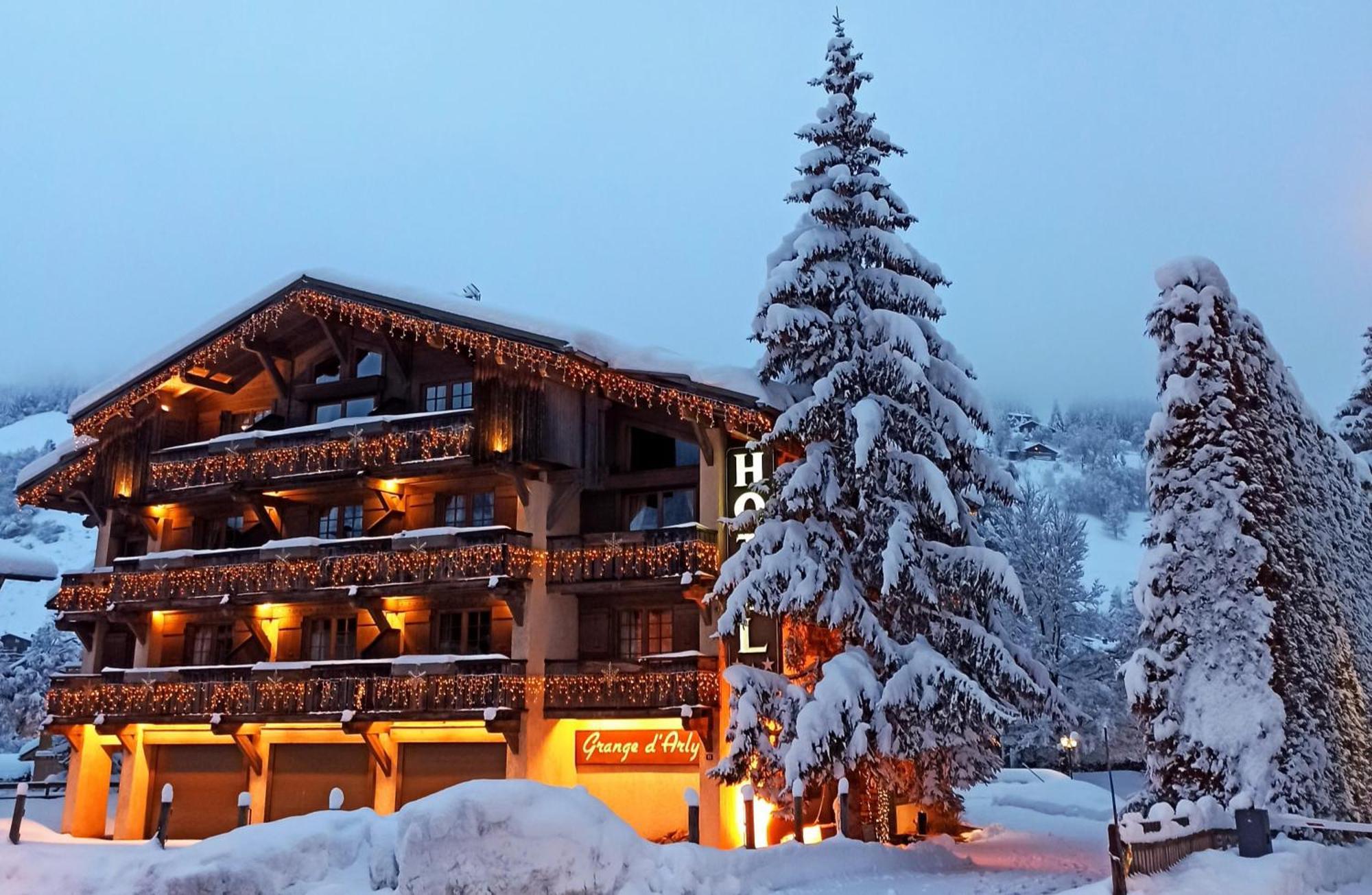 Hotel La Grange D'Arly Megève Exteriör bild